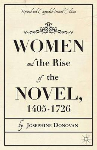 Cover image for Women and the Rise of the Novel, 1405-1726