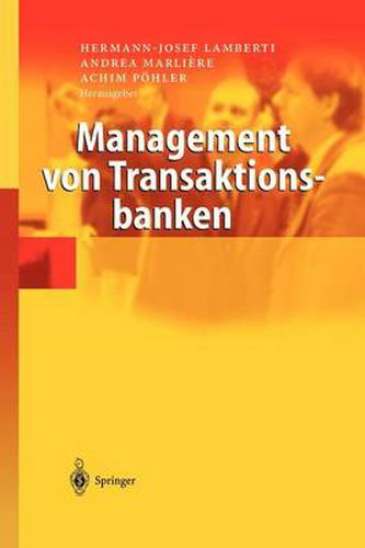 Cover image for Management von Transaktionsbanken