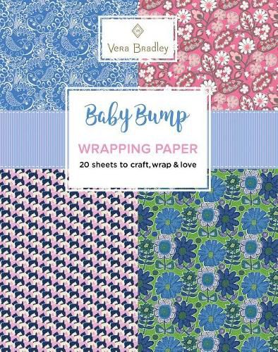 Cover image for Vera Bradley Baby Bump Wrapping Paper