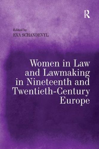 Cover image for Women in Law and Lawmaking in Nineteenth and Twentieth-Century Europe