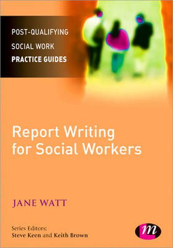 Cover image for Report Writing for Social Workers