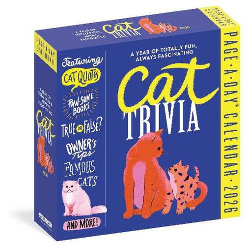 Cover image for Cat Trivia Page-A-Day (R) Calendar 2026