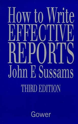 Cover image for How to Write Effective Reports