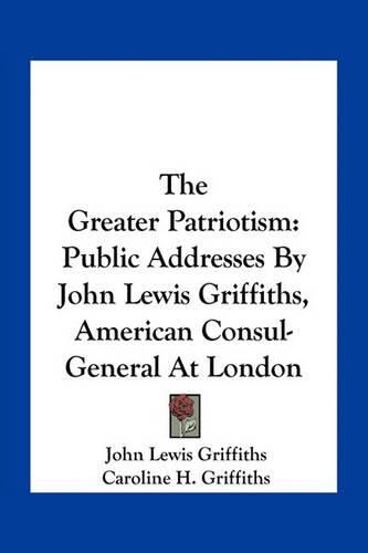 Cover image for The Greater Patriotism