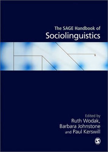 The Sage Handbook of Sociolinguistics