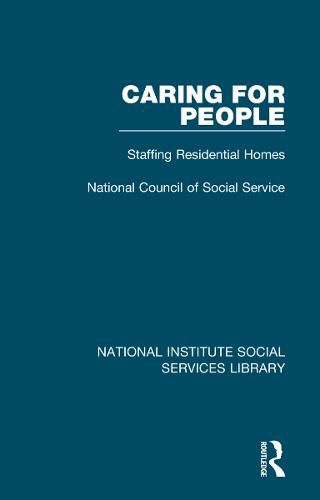 Cover image for Caring for People