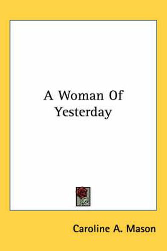 Cover image for A Woman of Yesterday