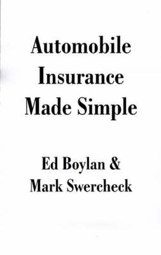 Cover image for Automobile Insurance Made Simple