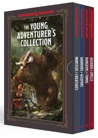 Cover image for The Young Adventurer's Collection: Monsters and Creatures, Warriors and Weapons, Dungeons and Tombs, Wizards and Spells