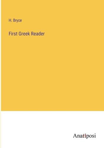 Cover image for First Greek Reader