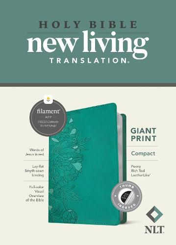 NLT Compact Giant Print Bible, Filament Enabled Edition (Red