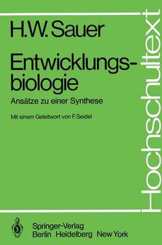 Cover image for Entwicklungsbiologie