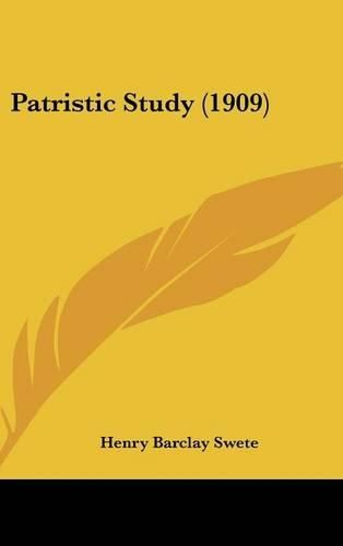 Cover image for Patristic Study (1909)