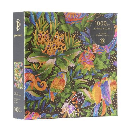 Cover image for Jungle Song (Whimsical Creations) 1000 Piece Jigsaw Puzzle