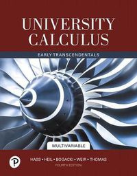 Cover image for University Calculus, Multivariable Plus Mylab Math with Pearson Etext -- 24-Month Access Card Package