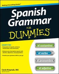 Cover image for Spanish Grammar For Dummies