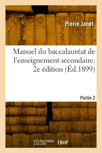 Cover image for Manuel du baccalaureat de l'enseignement secondaire. 2e edition