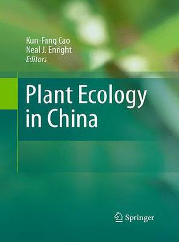 Cover image for Plant Ecology in China