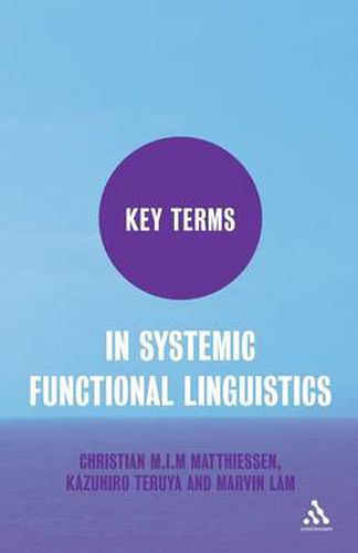 Cover image for Key Terms in Systemic Functional Linguistics