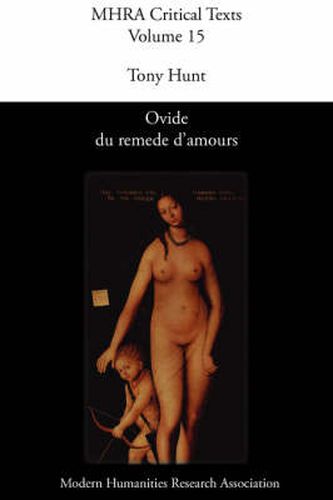 Cover image for Ovide Du Remede D'amours