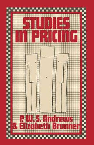 Studies in Pricing