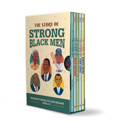 Cover image for The Story of Strong Black Men Box Set: Biography Books for New Readers Ages 6-9
