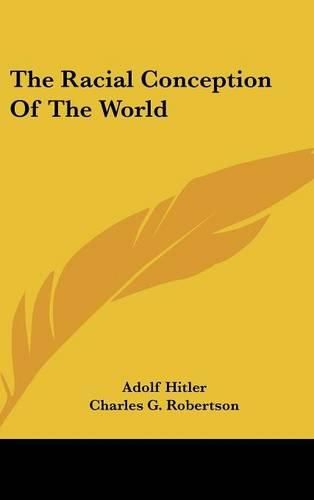 Cover image for The Racial Conception of the World