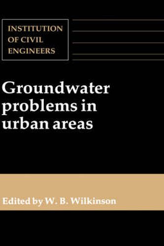 Cover image for Groundwater Problems in Urban Areas