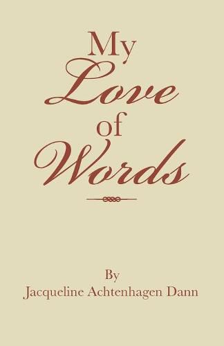 Cover image for My Love of Words