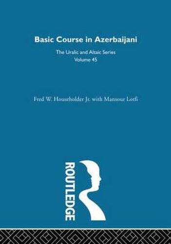 Cover image for Basic Course in Azerbaijani