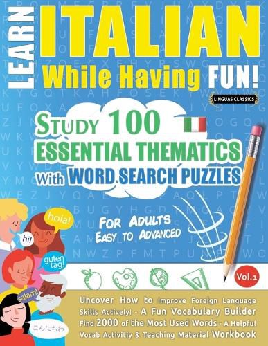 Cover image for Learn Italian While Having Fun! - For Adults