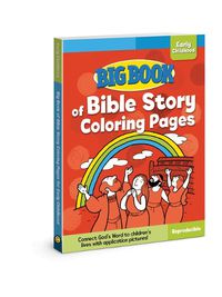 Cover image for Big Book of Bible Story Coloring Pages for Early Childhood