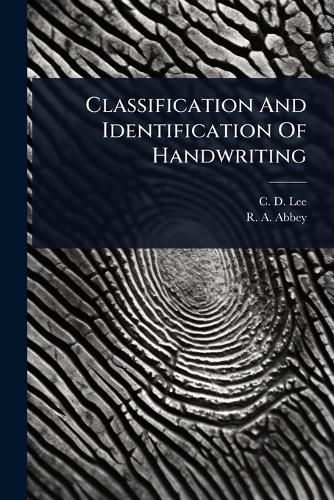 Cover image for Classification And Identification Of Handwriting