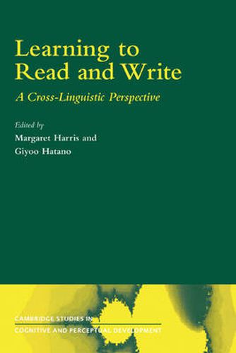 Cover image for Learning to Read and Write: A Cross-Linguistic Perspective