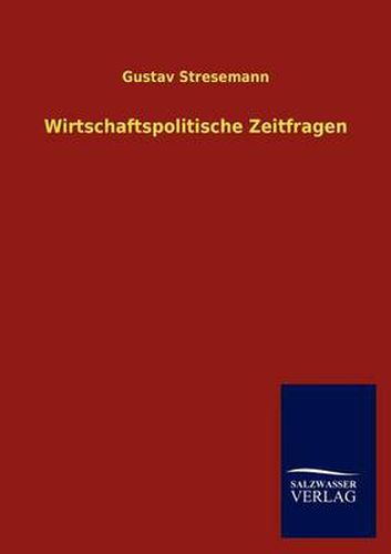 Cover image for Wirtschaftspolitische Zeitfragen