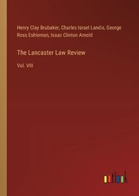 Cover image for The Lancaster Law Review