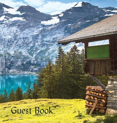 Cover image for GUEST BOOK (Hardback), Visitors Book, Guest Comments Book, Vacation Home Guest Book, Cabin Guest Book, Visitor Comments Book, House Guest Book: Comments Book suitable for vacation homes, cabins, ski lodges, B&Bs, Airbnbs, guest house