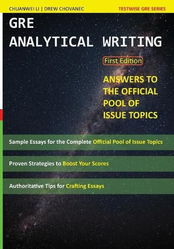 Cover image for GRE Analytical Writing: Answers to the Official Pool of Issue Topics