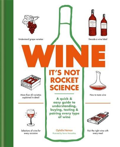 Cover image for Wine it's not rocket science: A quick & easy guide to understanding, buying, tasting & pairing every type of wine