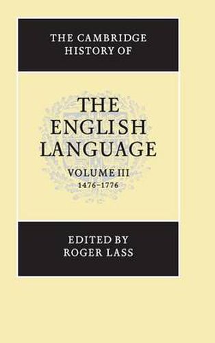 Cover image for The Cambridge History of the English Language