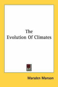 Cover image for The Evolution of Climates