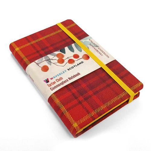 Cover image for Waverley S.T. (M): Rowanberry Pocket Genuine Tartan Cloth Commonplace Notebook