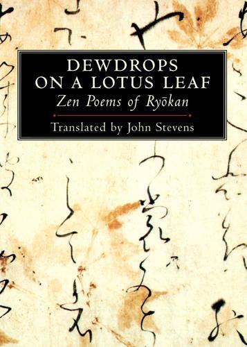 Cover image for Dewdrops on a Lotus Leaf: Zen Poems of Ryokan