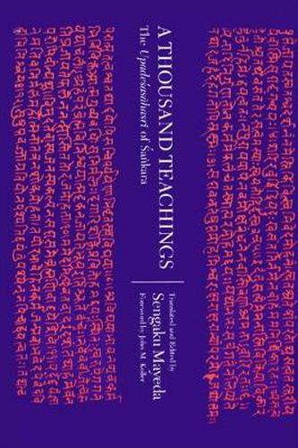 Cover image for A Thousand Teachings: The Upadesasahasri of Sankara
