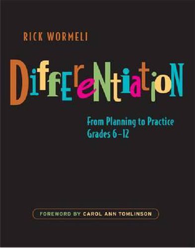 Cover image for Differentiation - From Planning to Practice , Grades 6 - 12