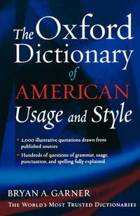 Cover image for The Oxford Dictionary of Usage and Style