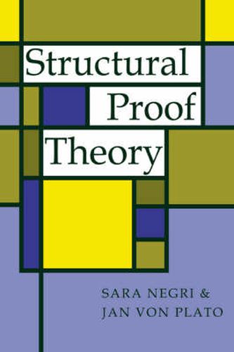 Cover image for Structural Proof Theory