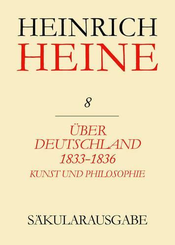 Cover image for Ueber Deutschland 1833-1836 / Aufsaetze Ueber Kunst Und Philosophie