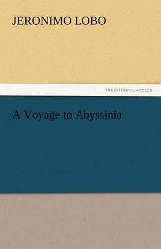 Cover image for A Voyage to Abyssinia