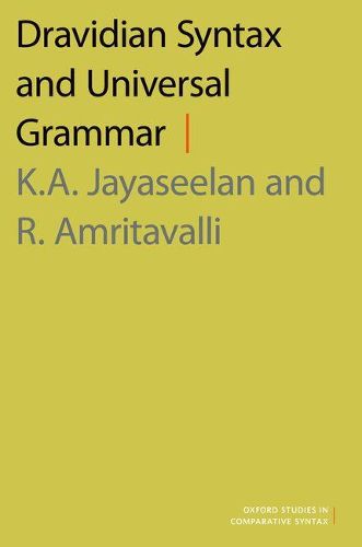 Cover image for Dravidian Syntax and Universal Grammar